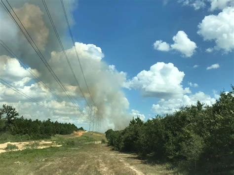 Photos: Wildfire burns near Bastrop State Park